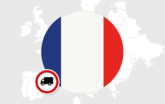 Rijverbod in Frankrijk