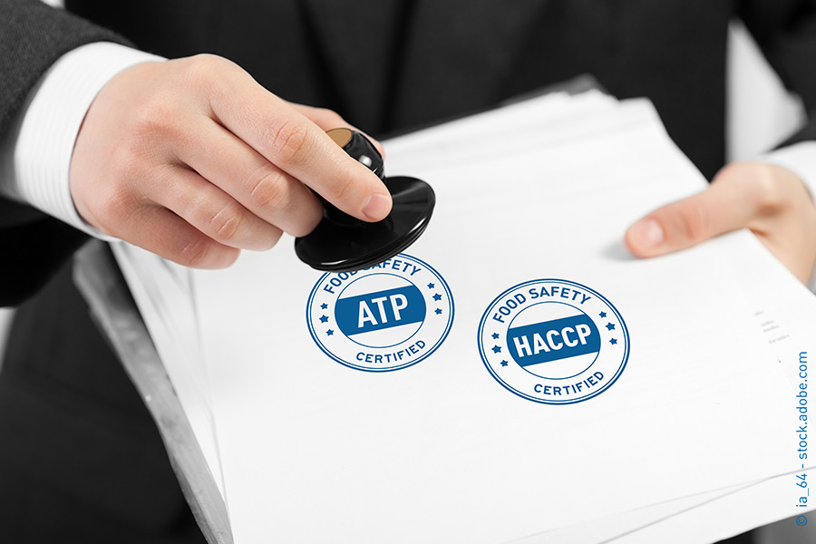 Houders van de HACCP- en ATP-certificaten garanderen het hoogste niveau van consumentenbescherming.